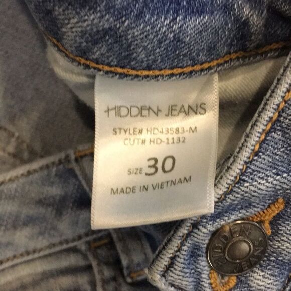 Hidden Jeans Distressed Shorts 30 - Picture 5 of 13